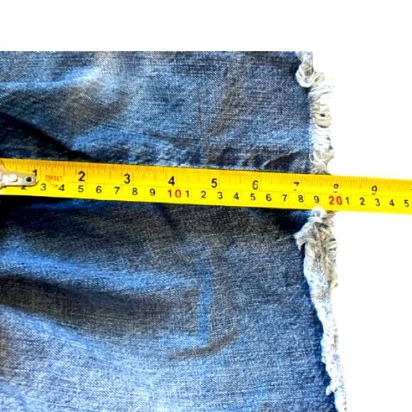 Zara TRF Trafaluc Women’s Vintage Boyfriend Jean Shorts Distressed Size 6 - Picture 7 of 10